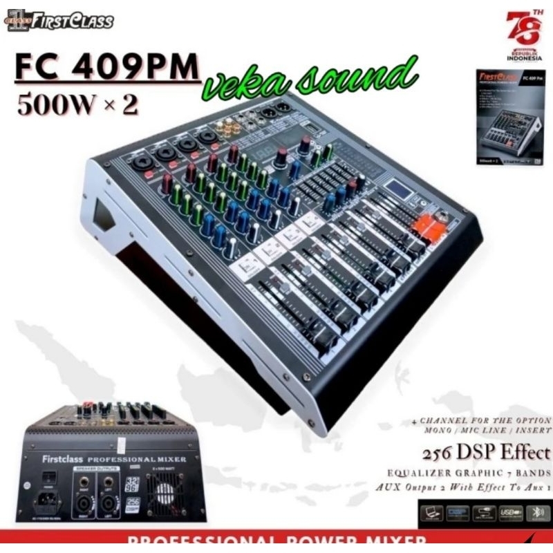 Power Mixer Firstclass FC 409 PM/ FC409 PM/ FC409PM Original 500 x 2
