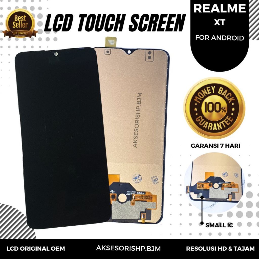 LCD Touchscreen Realme XT Non Fingerprint  Ori Oem