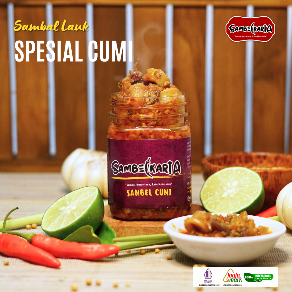 

Sambal Cumi / Sambal Bawang Cumi Special FRESH COOK 175 gram - Sambelkarta
