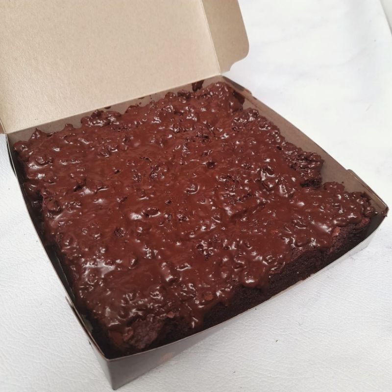 

Brownies Choco Crunchy | Brownies panggang chewy legit nyoklat bandung