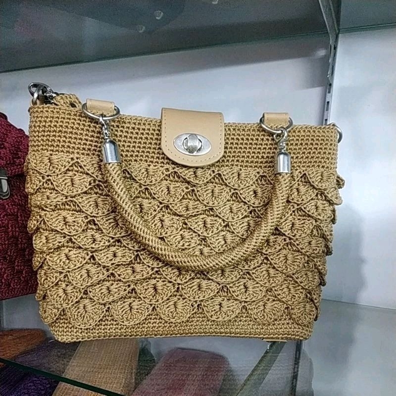 Tas Rajut Sisik , Tas Webe , Tas Wanita