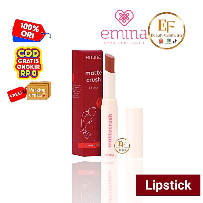 EMINA Matte Crush Lip Stick - Lipstik ORIGINAL