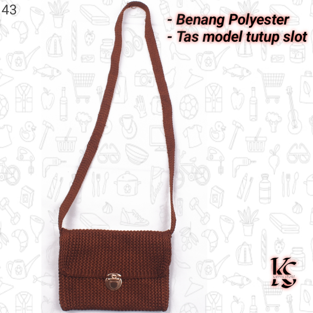 TAS RAJUT SELEMPANG KUNCI SLOT