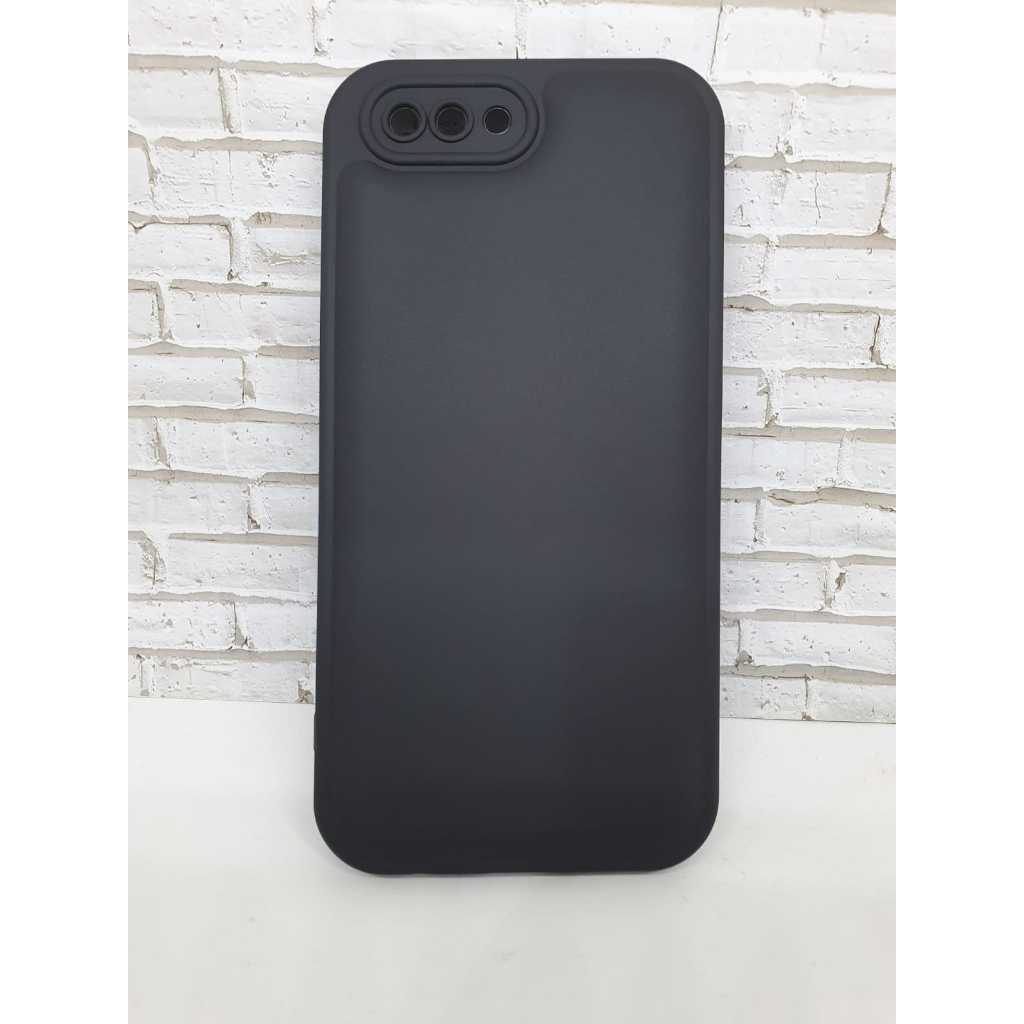 Case Airbag Macaron Hitam Oppo A3S {LIGO}