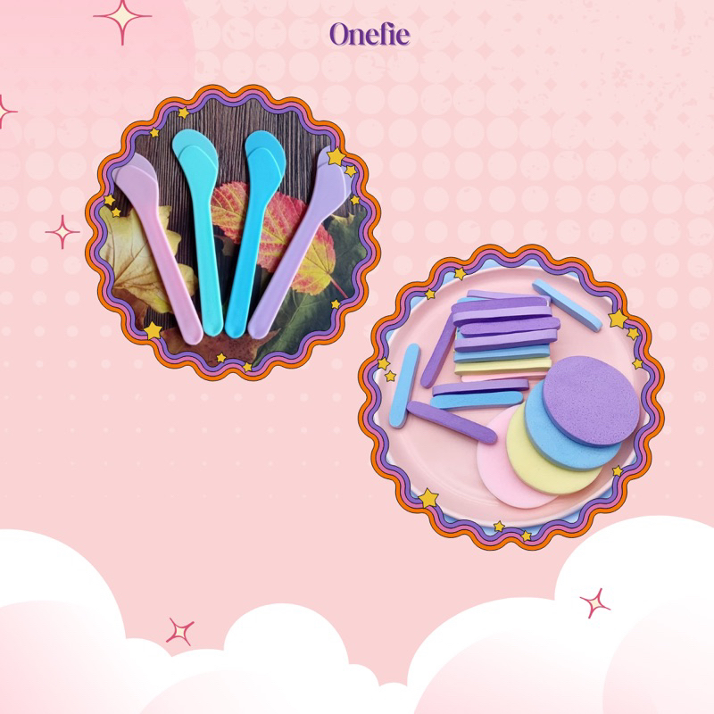 Spatula Masker & Spons Stick | Spons Pembersih Wajah