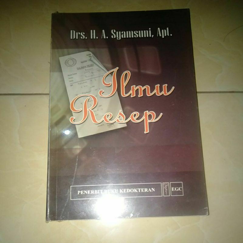 Buku ilmu resep