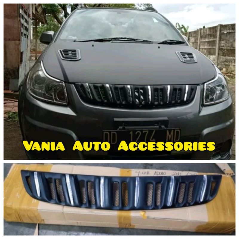 FRONT GRILLE | GRIL RAMBANG GRILL DEPAN X OVER SX4 X-OVER 2007 2008 2009 2010 2011 2012 2013 APOLLO 