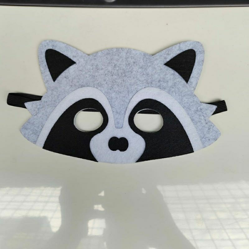 topeng flanel motif hewan