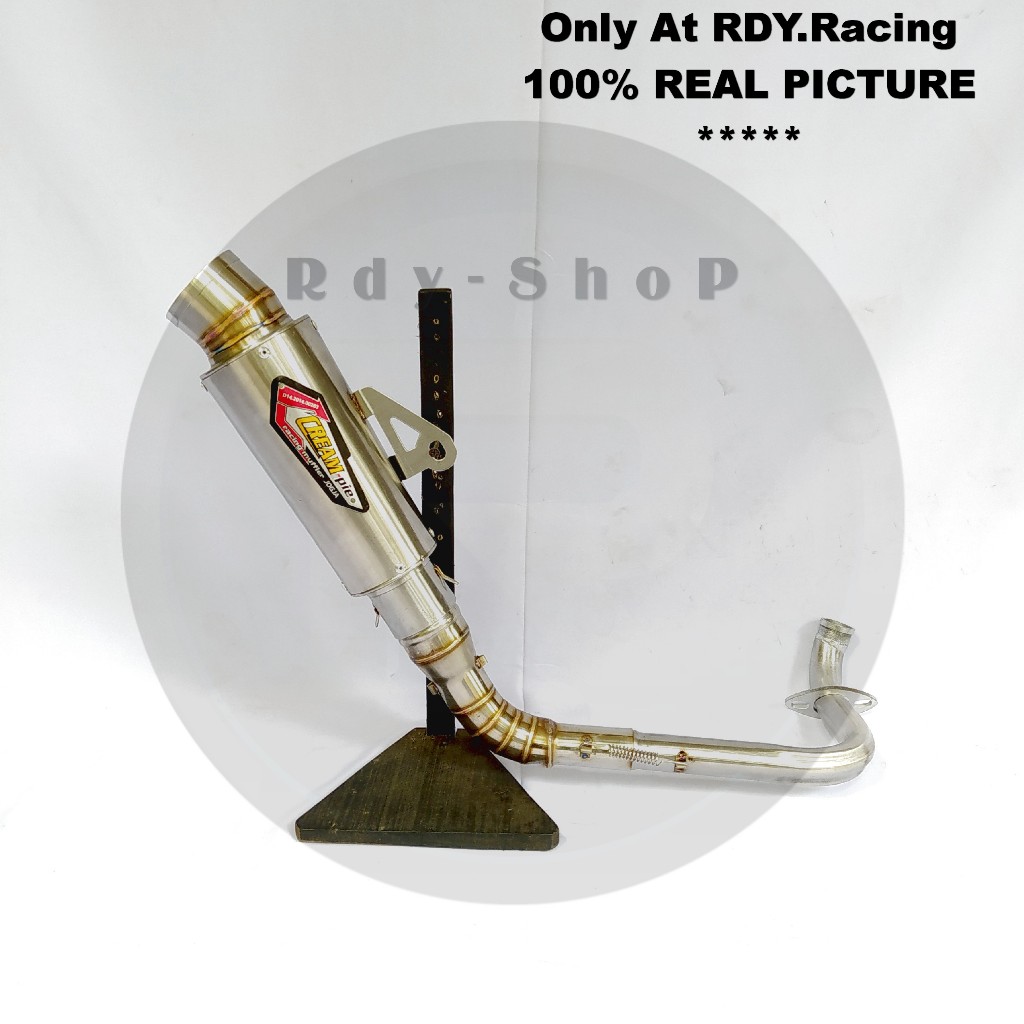 Knalpot Creampie racing Motor Suzuki Spin 125 Skywave Hayate