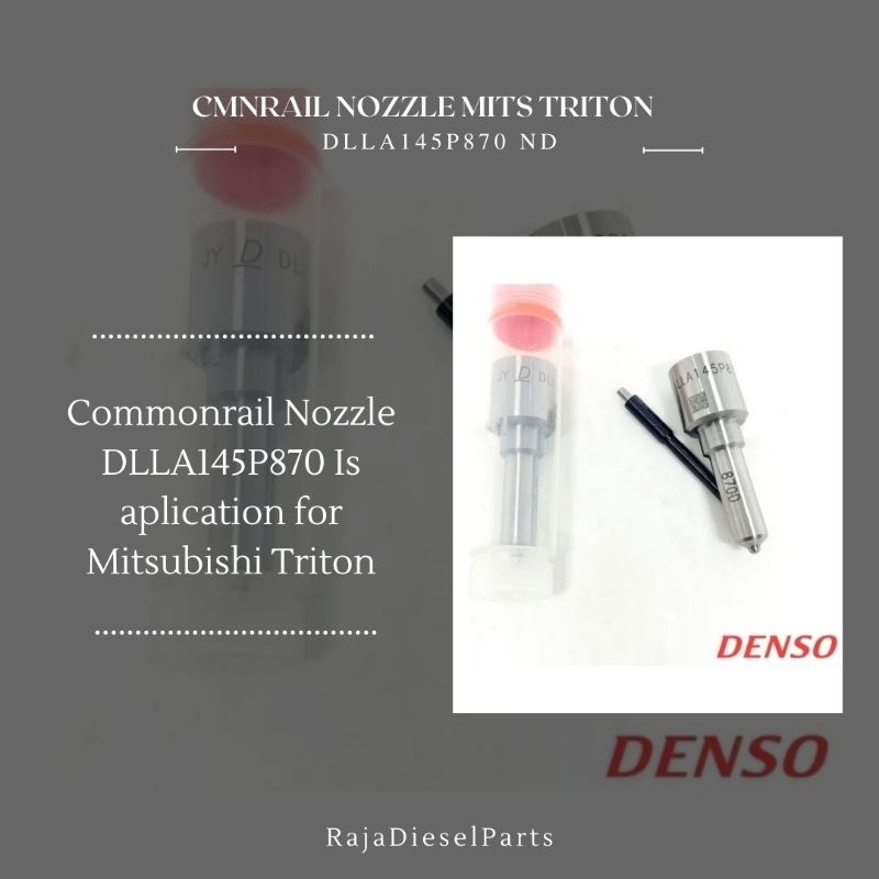 Commonrail Nozzle Mitsubishi Triton P870 Commonrail Nozzle DLLA145P870 Injector Triton