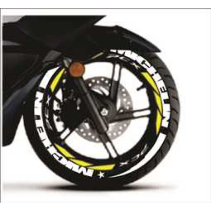 stiker ban motor , tire bomb micheline
