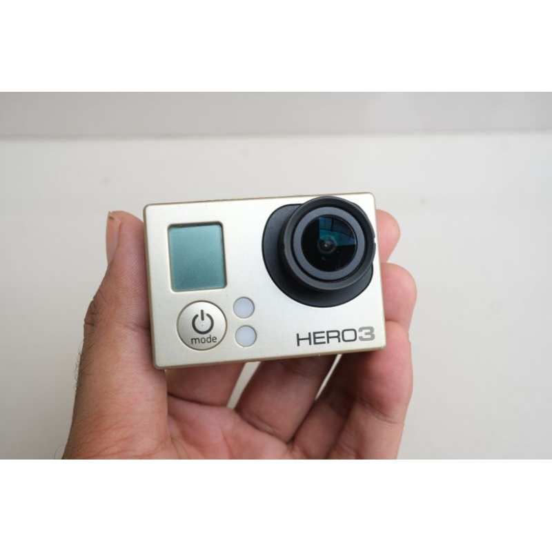 GOPRO HERO 3 BEKAS Go Pro HERO 3 BEKAS KAMERA ACTION GOPRO HERO 3 SILVER BEKAS BUKAN HERO GOPRO 5 BU