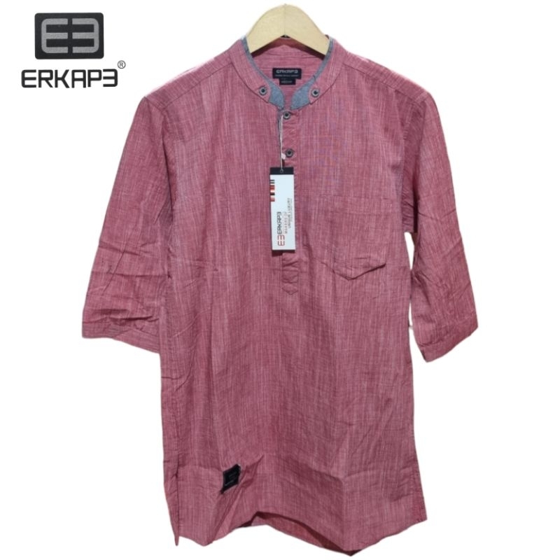 KOKO QURTA TANGAN PENDEK ¾ BY ERKAPE ORIGINAL 2024 / QURTA ERKAPE / QURTA POLOS / BAJU KOKO