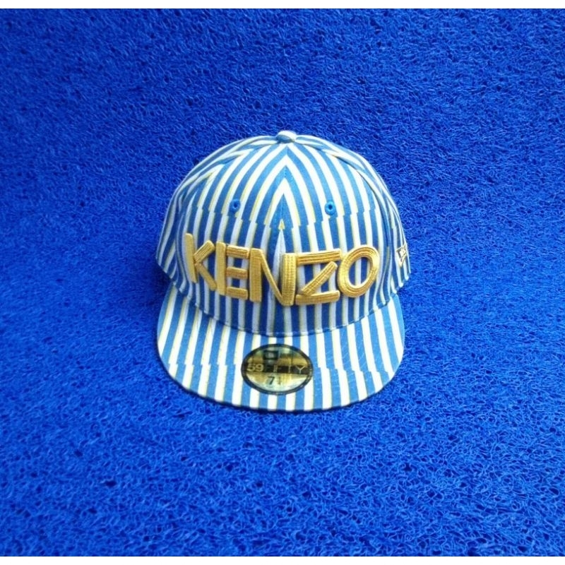 topi new era kenzo biru liris size m