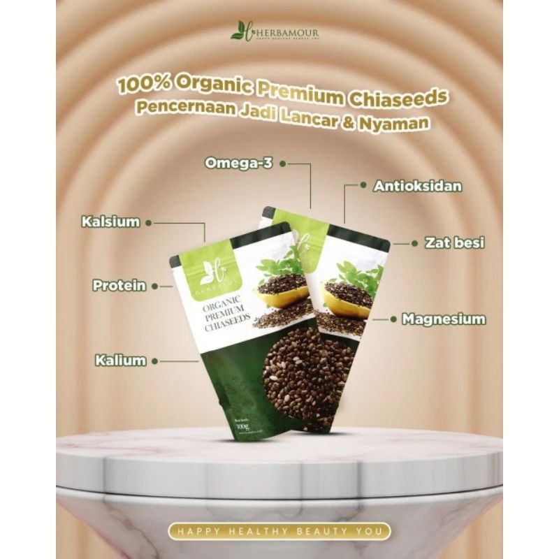 

Chiaseeds herbalov 100 gr Premium organic Chia seeds