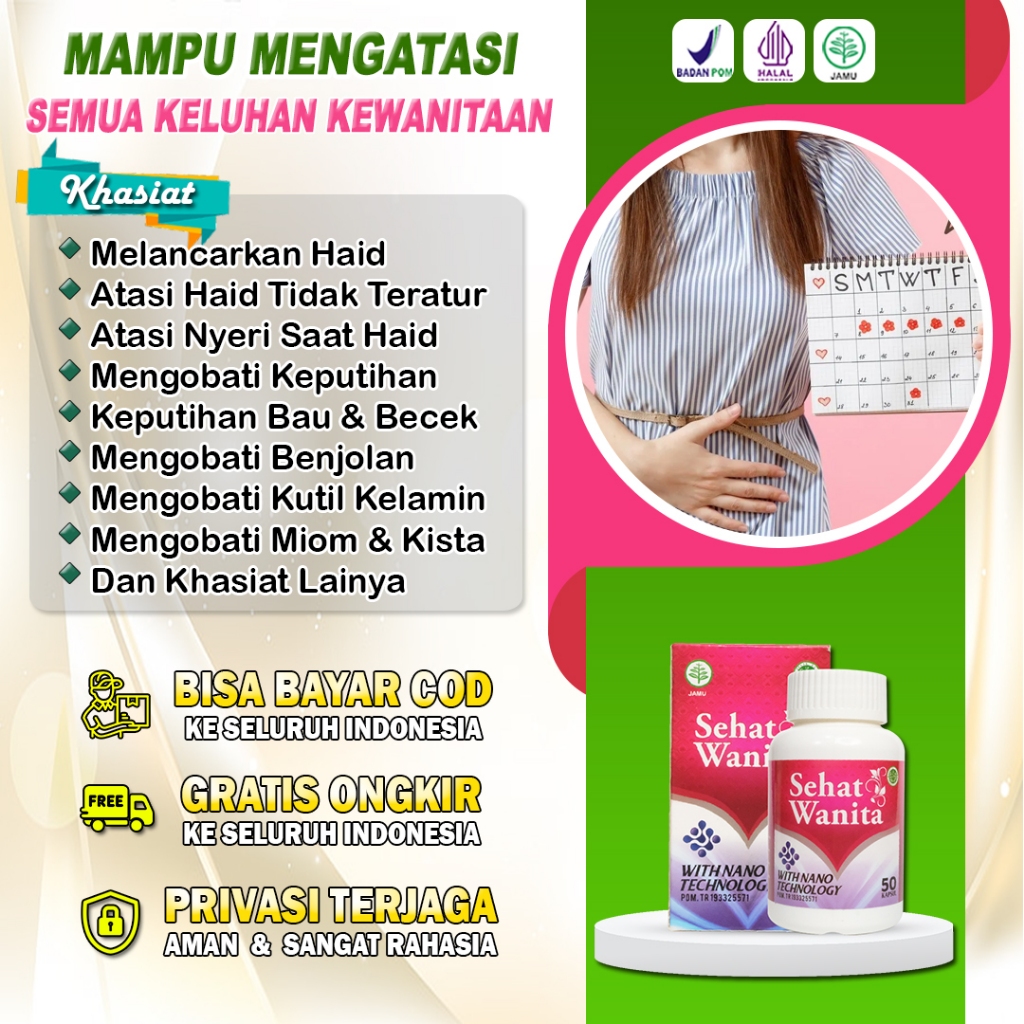 Obat Haid Tidak Teratur Nyeri Saat Haid Sehat Wanita Keputihan Miss V Bau Tak Sedap Turun Peranalan