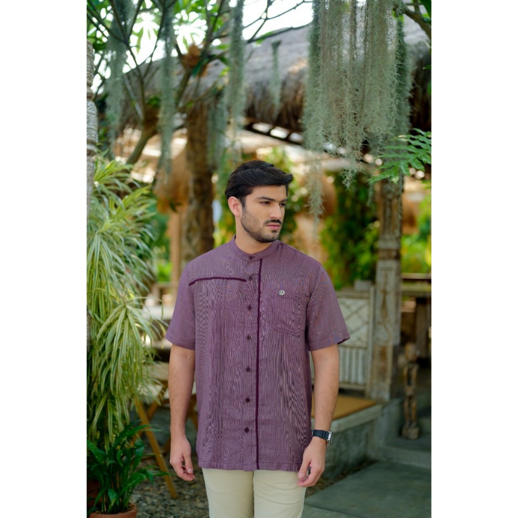 Nibras Koko ungu Habibi slim fit