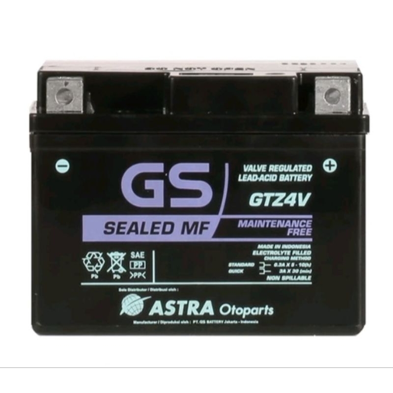 Aki GS astra untuk motor beat lama/vario GTZ-4V