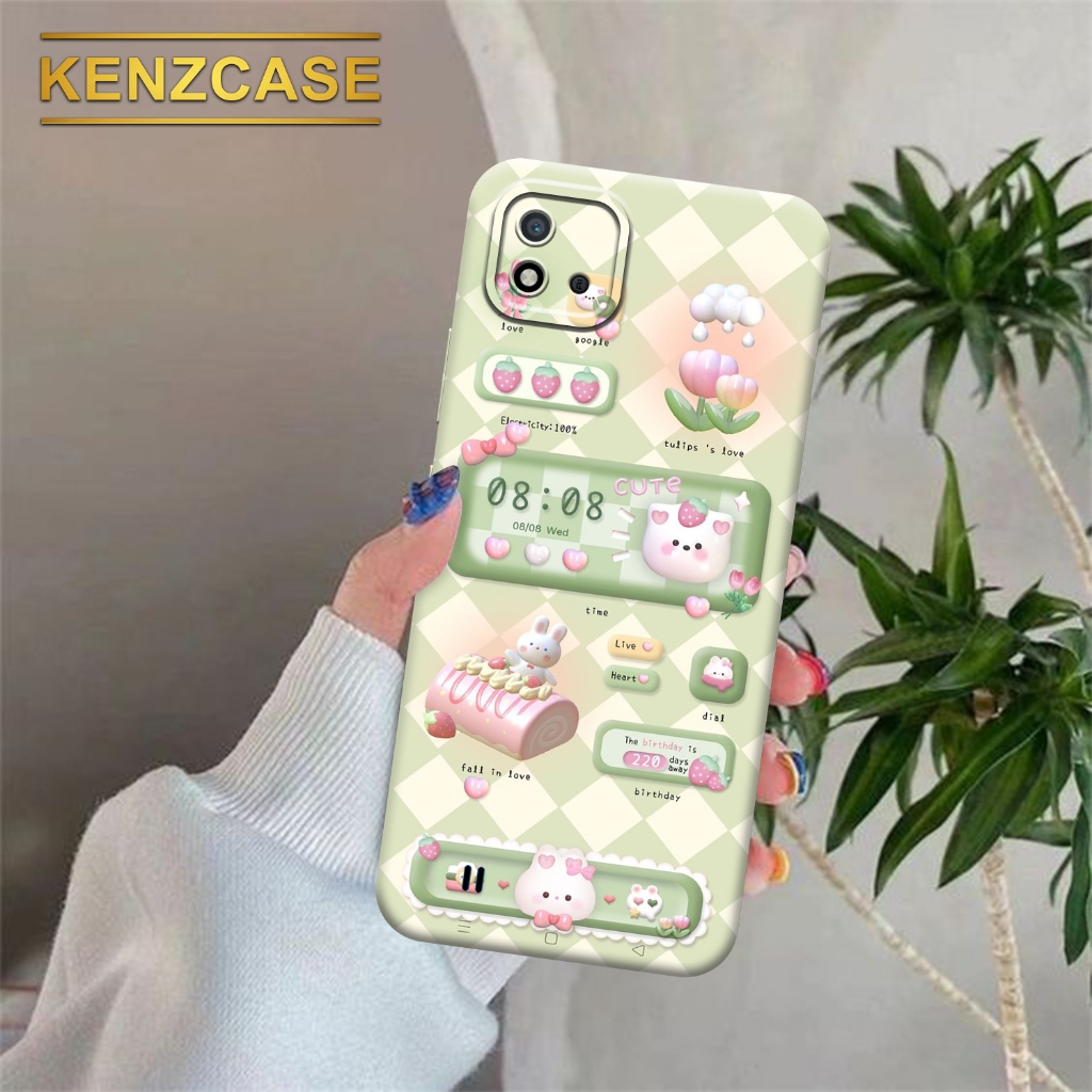 Soft case Hp REALME C11 2021/C20 - KENZCASE- Fashion Case Aesthetic - Silicon - Pelindung Belakang H