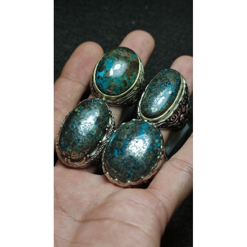 Cincin Turquoise Badar Perak