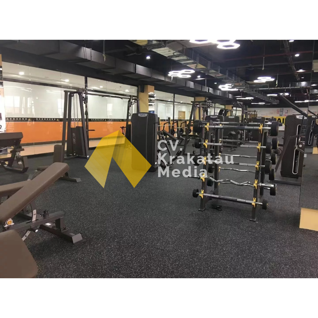 Rubber Flooring Roll Mat Karpet Karet Alat Tempat Fitness Roll