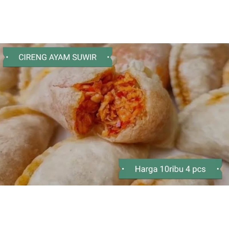 

cireng ayam suwir mercon