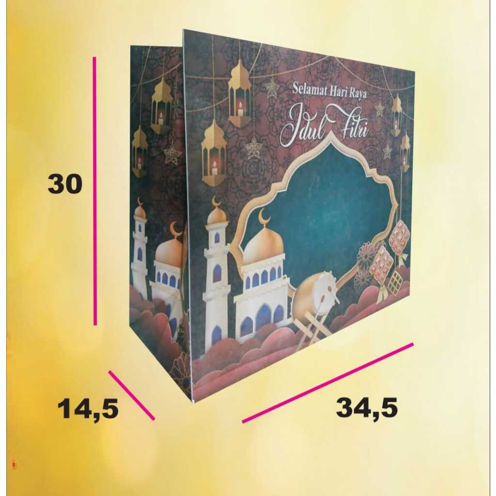 

PAPERBAG IDUL FITRI/ PAPERBAG LEBARAN/ TAS PARCEL LEBARAN