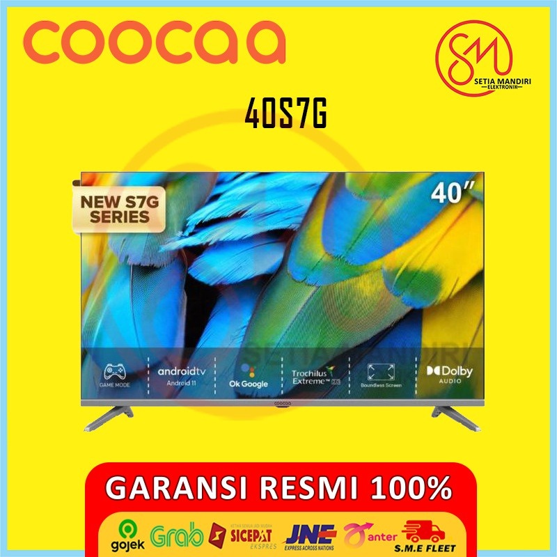 [KARGO] COOCAA 40S7G LED TV 40 Inch HDR Smart Android Digital WiFi Dolby Audio