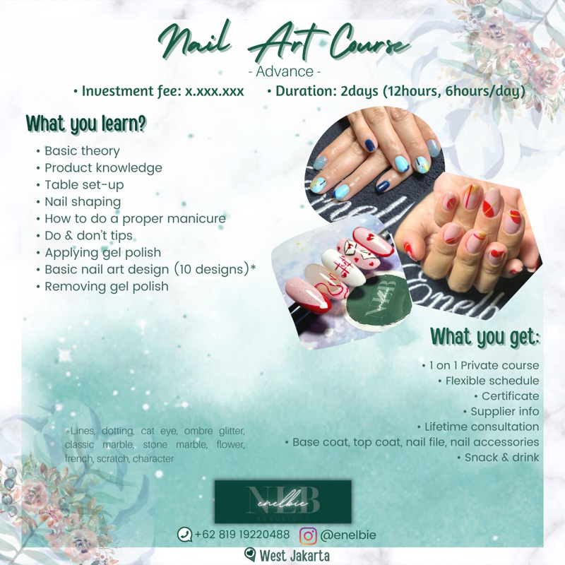 Kursus Nail Art Advance