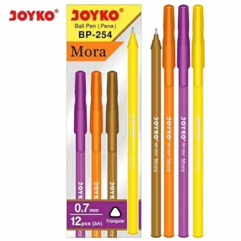 

Pulpen Joyko BP-254 Mora 0,7mm (isi 12 pcs)