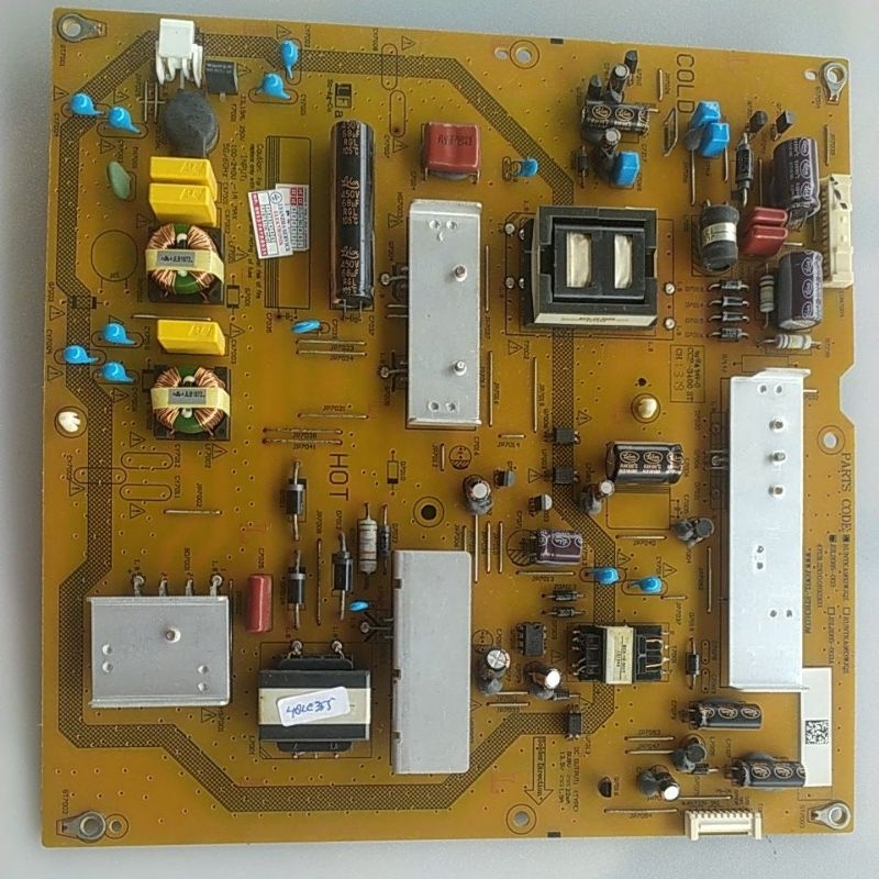 PSU Sharp lc-40le355m - power suplai Sharp lc-40le355m - regulator Sharp lc-40le355m - PSU Sharp 40l