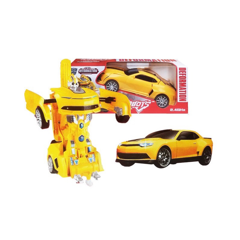 Mobil Remote Control Transformer Ukuran Besar/ Mobil Remote Bisa Berubah Jadi Robot/ Mobil Remote Bi
