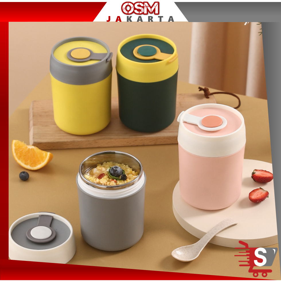 OSM JKT 6179 Termos Soup Mini Portable / Termos Makanan Tahan Panas / Tempat Termos Sup Anti Tumpah 