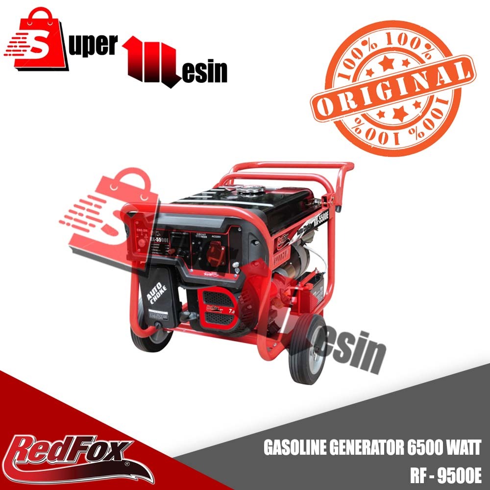 GASOLINE GENERATOR / MESIN GENSET 6500 WATT RX-9500E