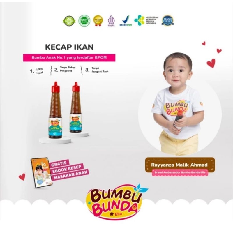 

Bumbu Bunda by Elia Kecap Ikan MPASI 140 ml - Non MSG
