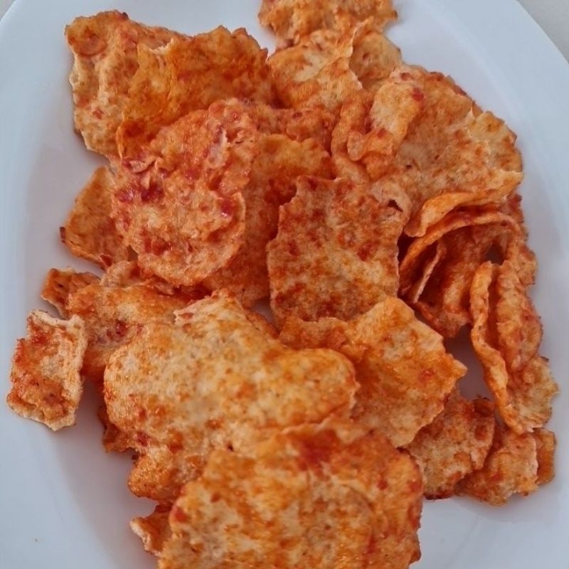 

[ready] Emping aceh pedas manis jamin rapuh enak tidak keras PREMIUM