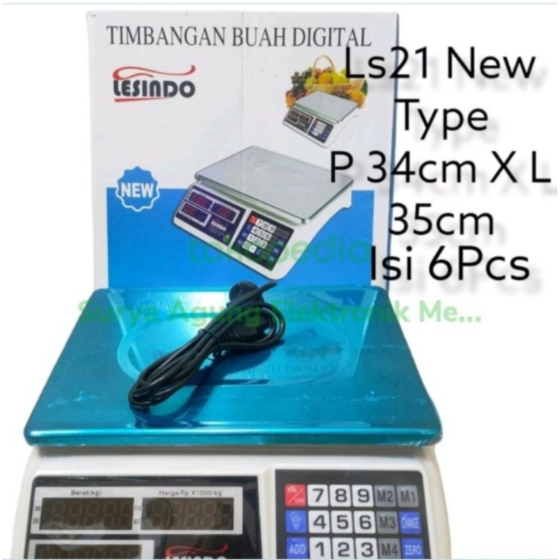 timbangan buah digital 40 kg lesindo