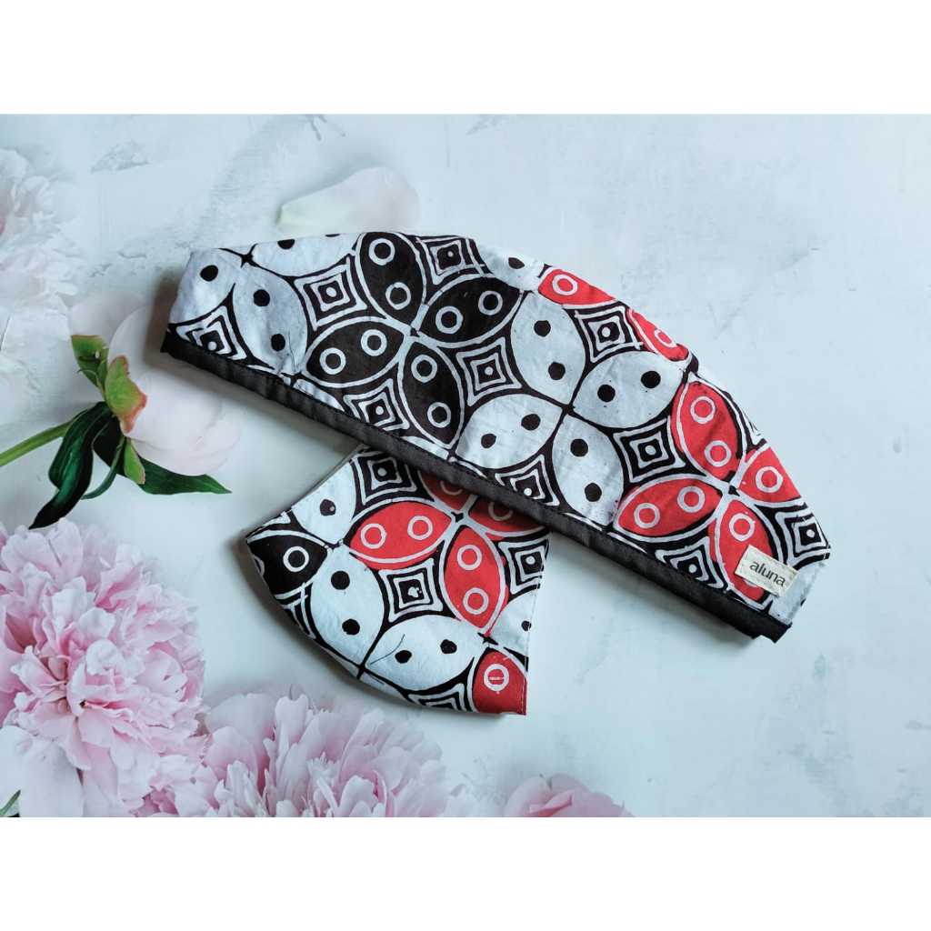 Topi Dokter/Scrub Hat /Surgical Cap/Headcap motif Batik