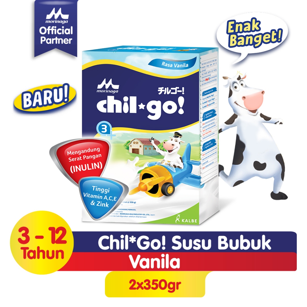 Chil go bubuk 3+ Vanila / madu 700gr