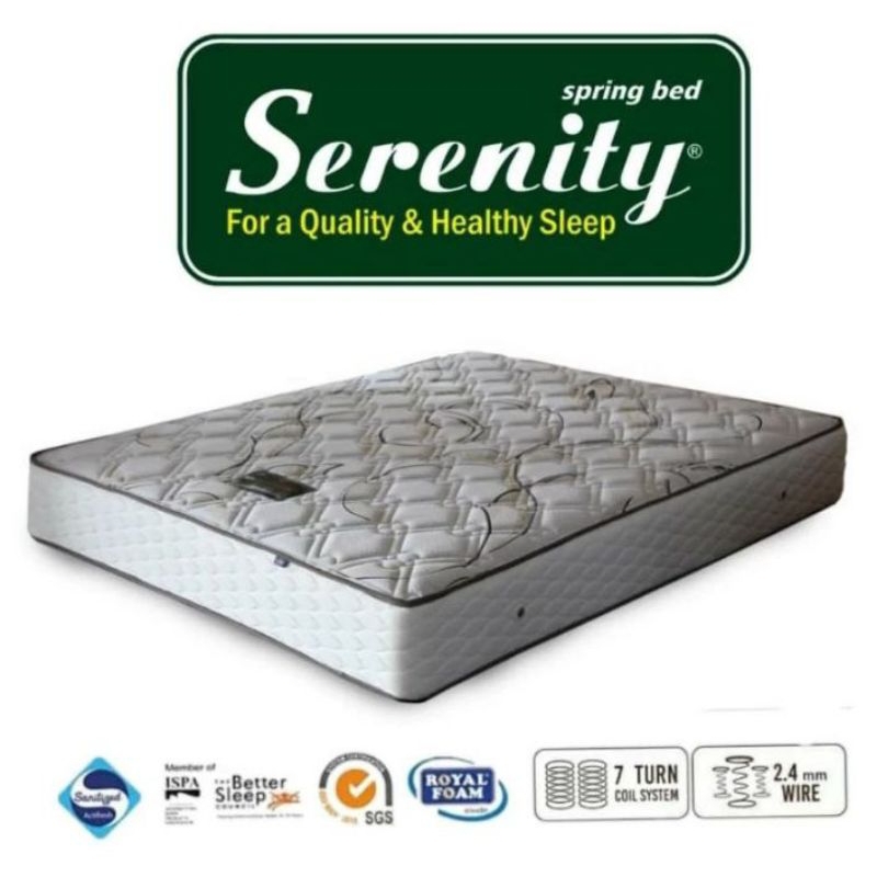 kasur elite serenity superstar springbed serenity supestar tebal 26 cm