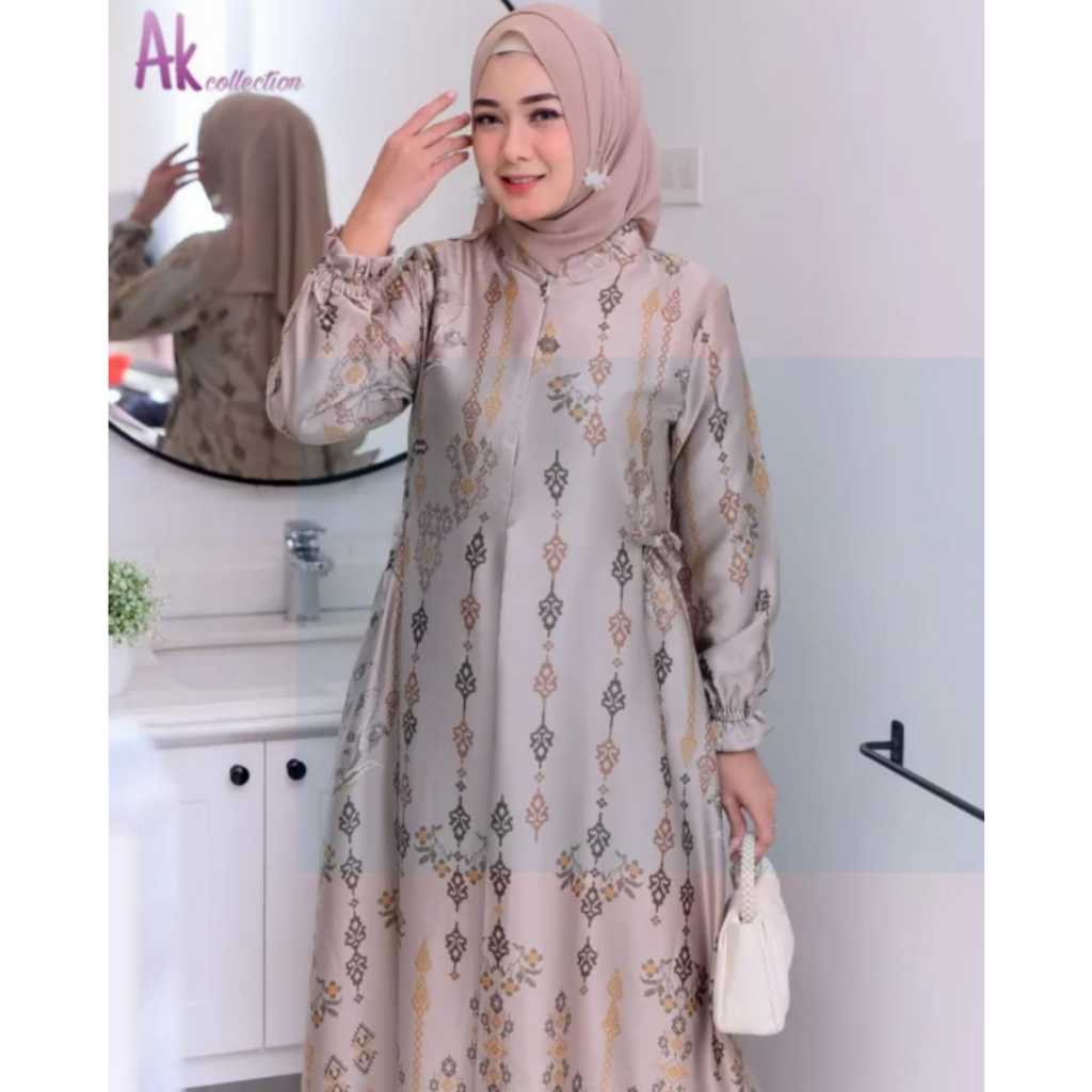 Baju Couple Pasangan Lebaran 2024 Gamis Couple Pasangan Baju Batik Pasangan Suami Istri Dress Lebara