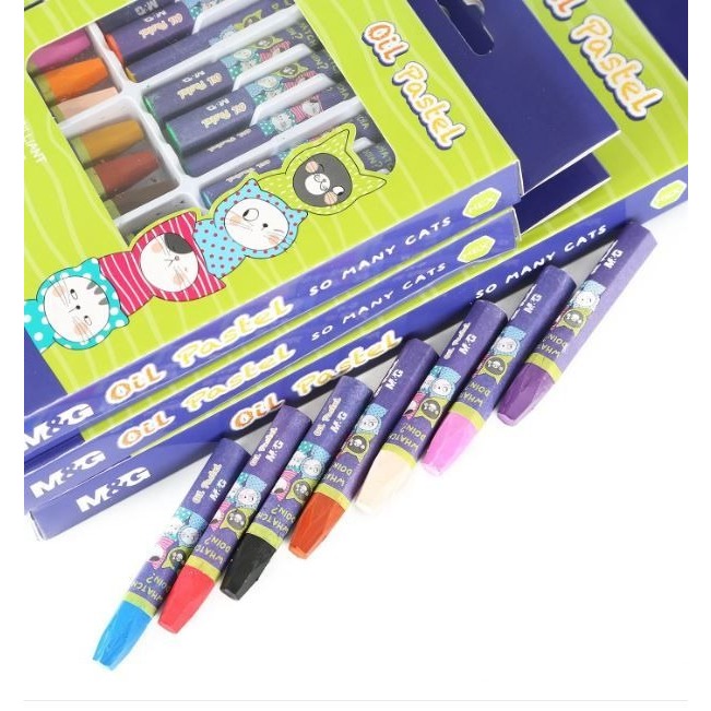 

Crayon M&G So Many Cats / Oil Pastel M&G So Many Cats 12 18 24 36 Warna / Krayon M&G So Many Cats