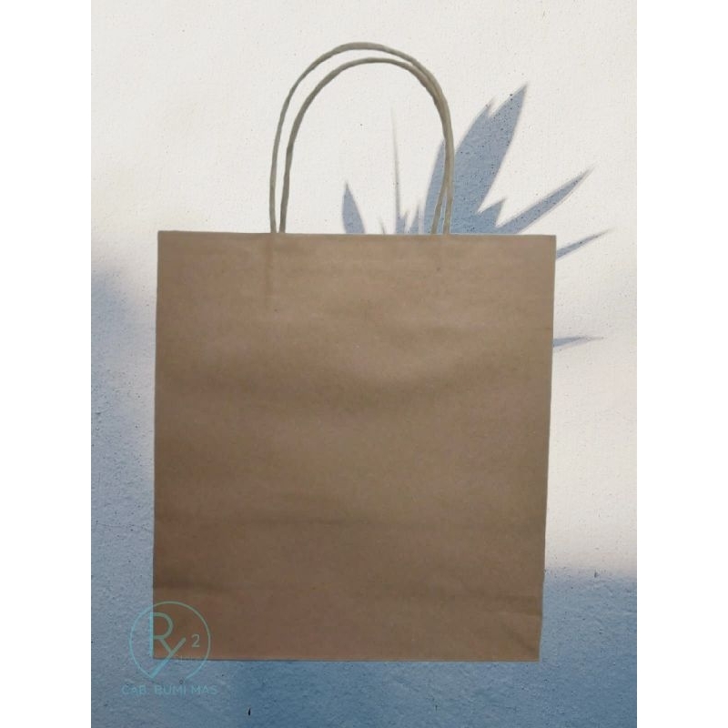 

(1 PCS) PAPERBAG COKLAT A OKEY ECER (24x22x8cm)