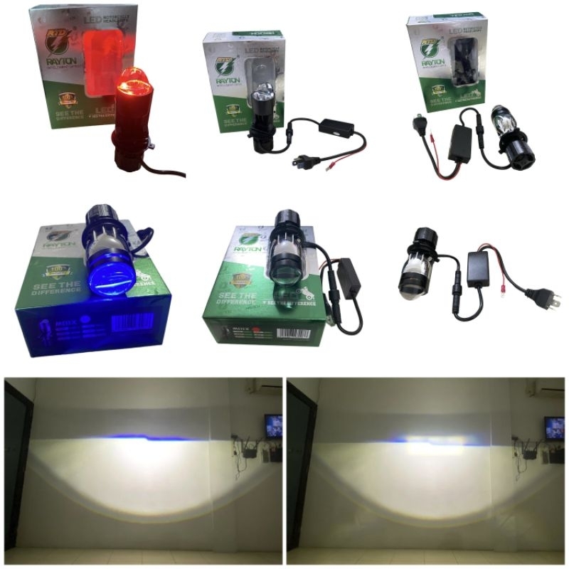 Lampu Utama H4 Headlamp Projector H4 Mini Projector Led H4 Rayton RTD M01X Devil 40 Watt