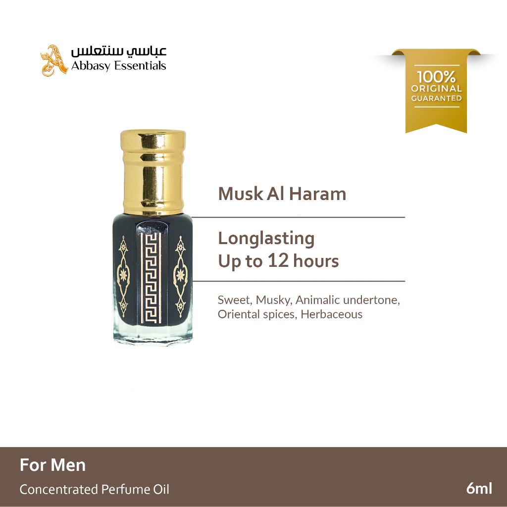 Musk Al Haram Black Musk High Quality Attar Oil Kasturi Deer Musk