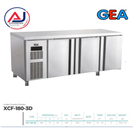 RSA UNDERCOUNTER FREEZER XCF-180-3D / XCF 180 3D / XCF1803D