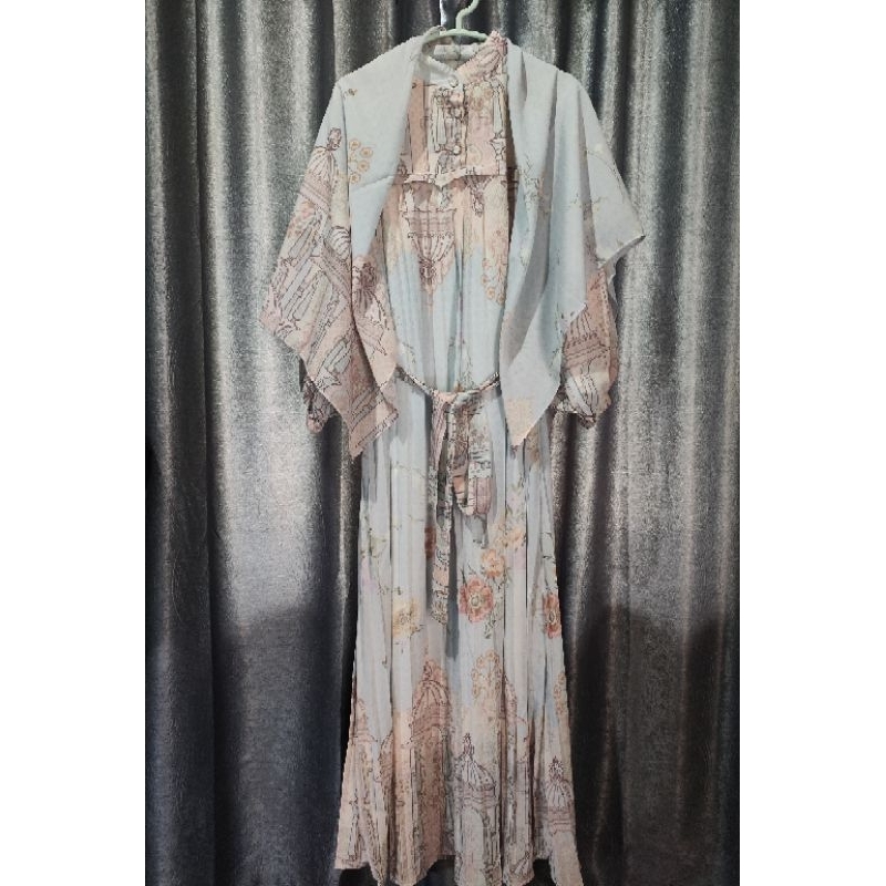 gamis meijiwang set hijab gamis fashion bangkok