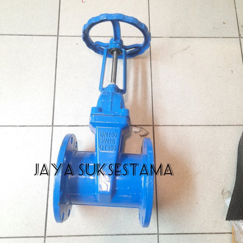 Gate Valve Cast Iron PN16 6" inch DN 150 Gate Valve CI PN 16