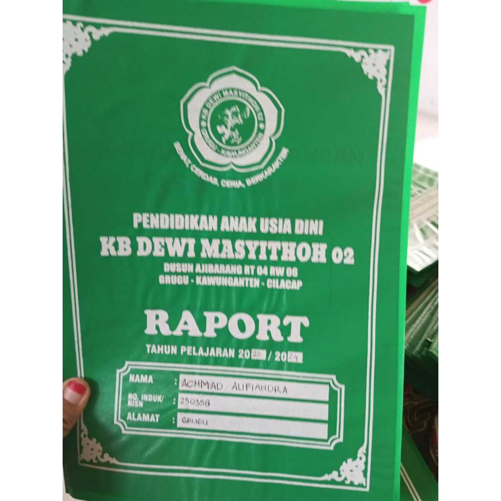 

sampul raport buku