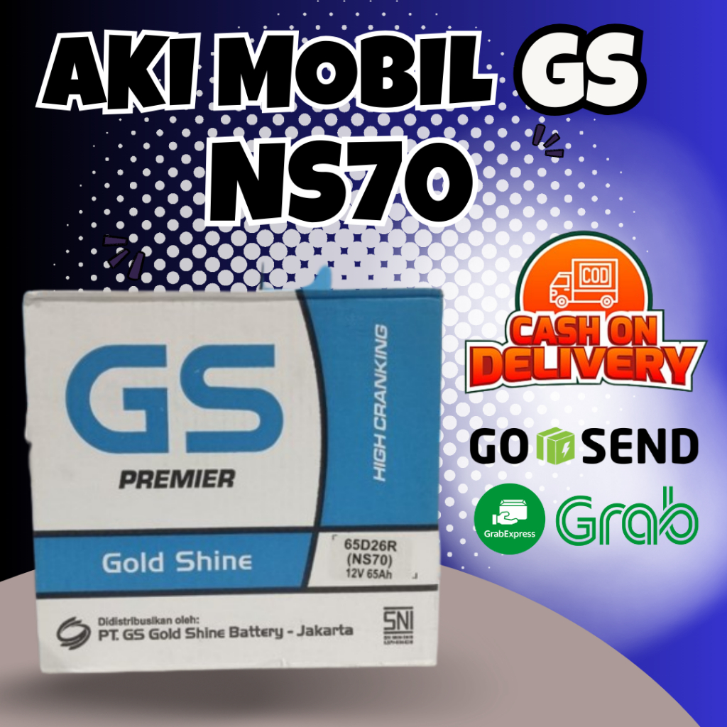 Aki Mobil Toyota Kijang Kapsul NS70 Goldshine Premier Basah